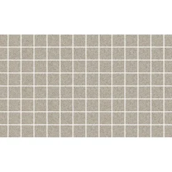 Mosaiikkilaatta Pukkila Natura Victoria V-GRANADA, matta, tasapintainen, 2.9x2.9cm, lasikuituverkolla, tummanharmaa