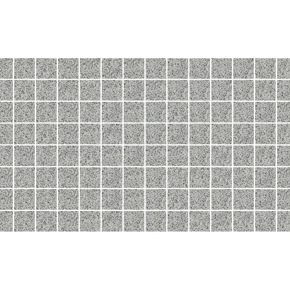 Mosaiikkilaatta Pukkila Natura Victoria V-GRANADA, matta, tasapintainen, 2.9x2.9cm, lasikuituverkolla, tummanharmaa