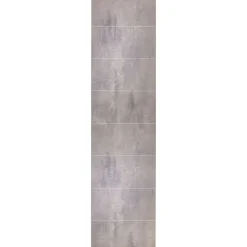Märkätilalevy Berry Alloc Wall&Water Cement Satin 600 x 300 mm:n kuviolla