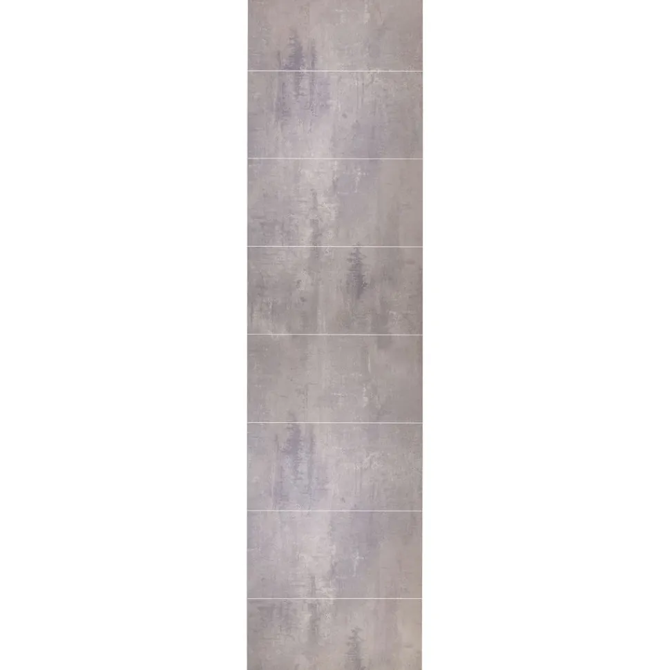 Märkätilalevy Berry Alloc Wall&Water Cement Satin 600 x 300 mm:n kuviolla