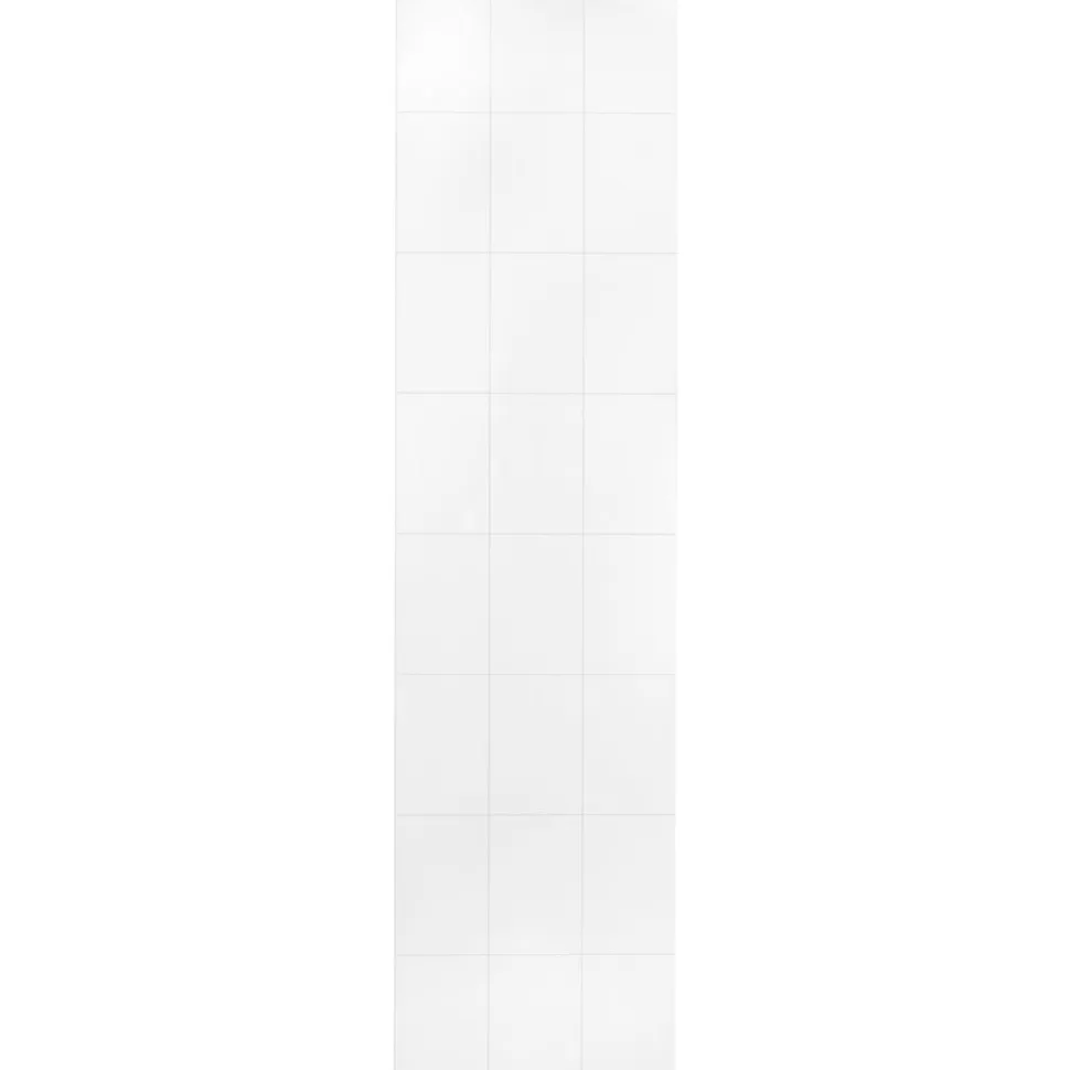 Märkätilalevy Berry Alloc Wall&Water Lumenvalkoinen Kiiltävä 200 x 300 mm:n kuviolla