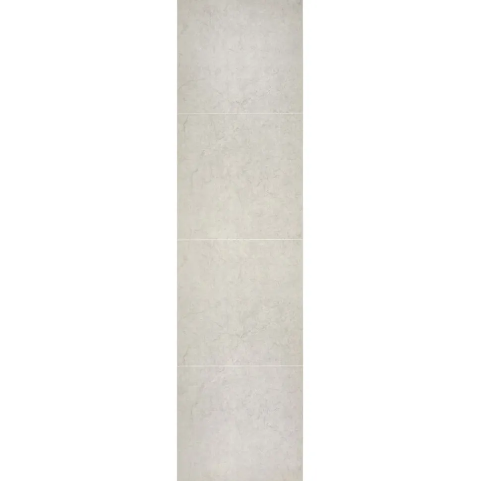 Märkätilalevy Berry Alloc Wall&Water Marmori Santorini Satin 600 x 600 mm:n kuviolla