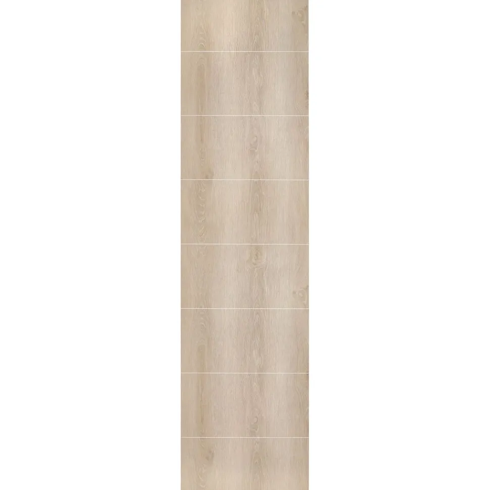 Märkätilalevy Berry Alloc Wall&Water Tammi Royal Harjattu 600 x 300 mm:n kuviolla
