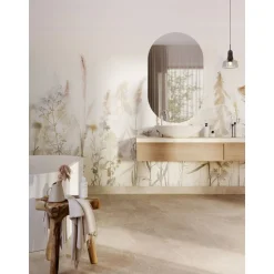 Märkätilan muovimatto Tarkett Aquarelle Sediment 2 Grey, leveys 2m