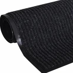 Musta pvc ovimatto 90 x 150 cm