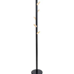 Naulakko Home4You FOREST Ø28xK177 cm, musta/luonnonvärinen
