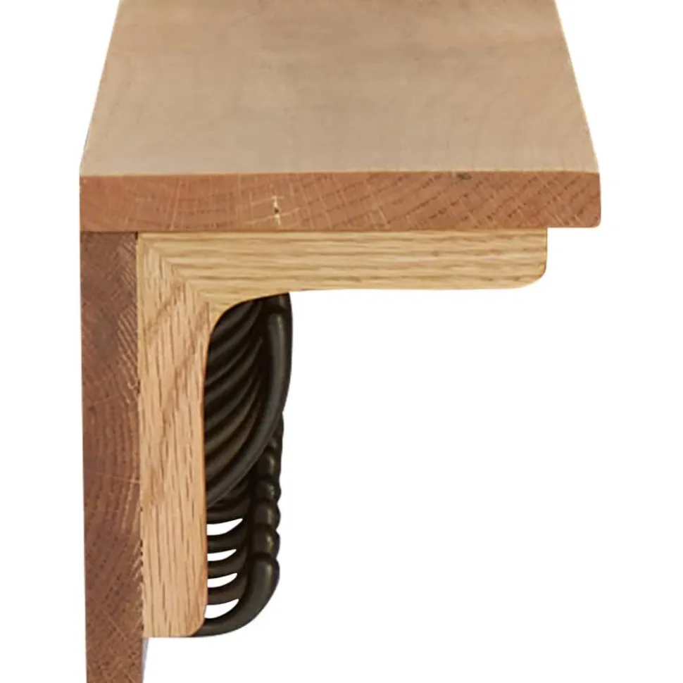 Naulakko 90x16x16 cm täysi tammi
