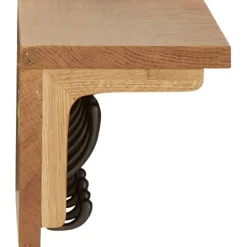 Naulakko 60x16x16 cm täysi tammi