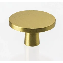 Nuppivedin Beslag Design Plato Ø42x24 mm harjattu messinki
