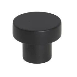 Nuppivedin Beslag Design Mood Ø30x25 mm mattamusta