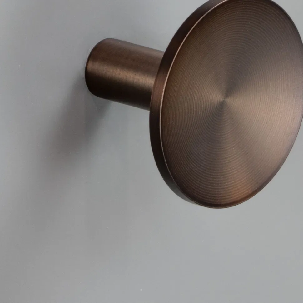 Nuppivedin Beslag Design Sture, Ø28mm, ruskea messinki