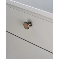 Nuppivedin Beslag Design Uno, Ø30mm, ruskea messinki