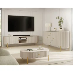 Olohuoneen huonekalusetti Nomla SEPIROZ I, beige