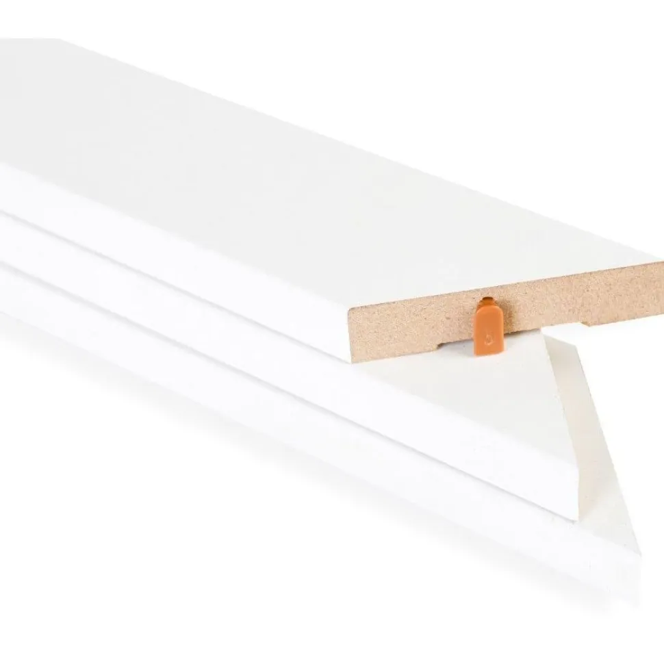 Ovilistat Maler Aava, 12x42xM9, 1-puolinen, mdf, valkoinen, sis. jiirikulmalukitsimet