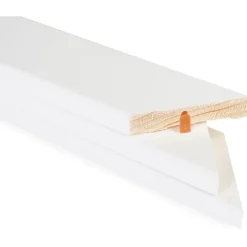 Ovilistat Maler Aava, 12x42xM10, 1-puolinen, mänty, valkoinen, sis. jiirikulmalukitsimet