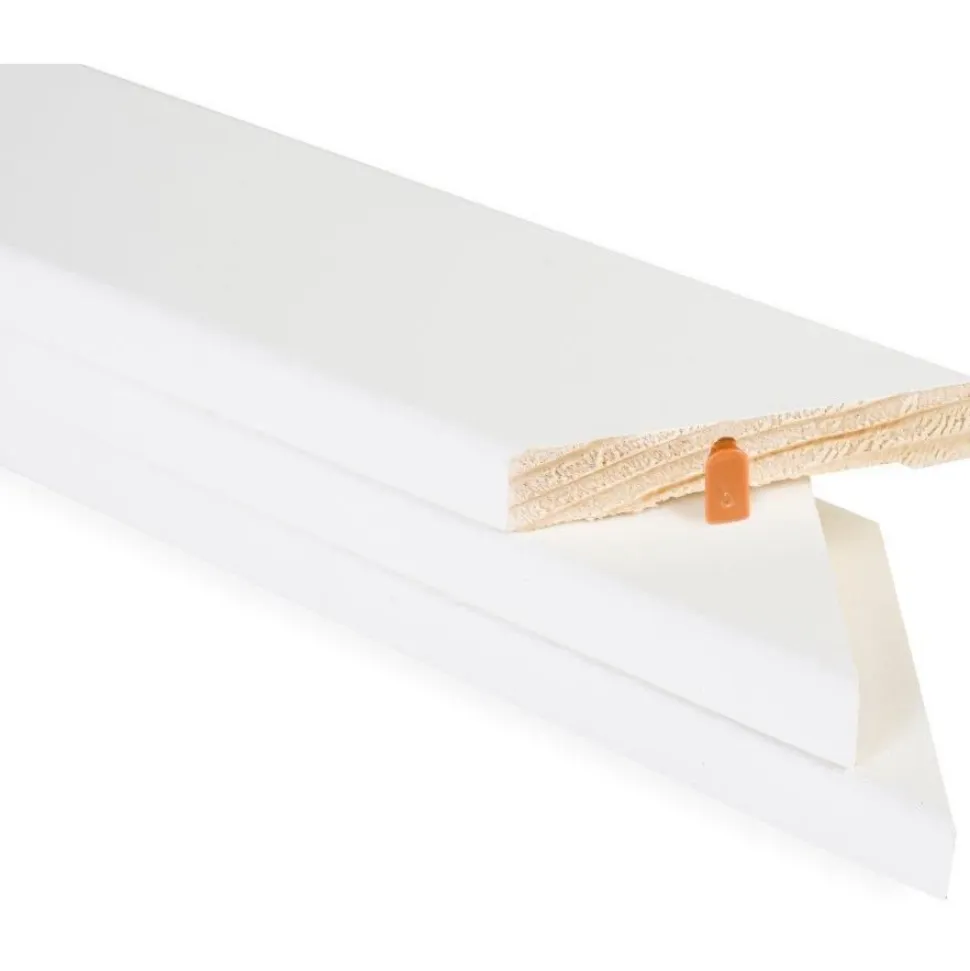 Ovilistat Maler Aava, 12x42xM10, 1-puolinen, mänty, valkoinen, sis. jiirikulmalukitsimet
