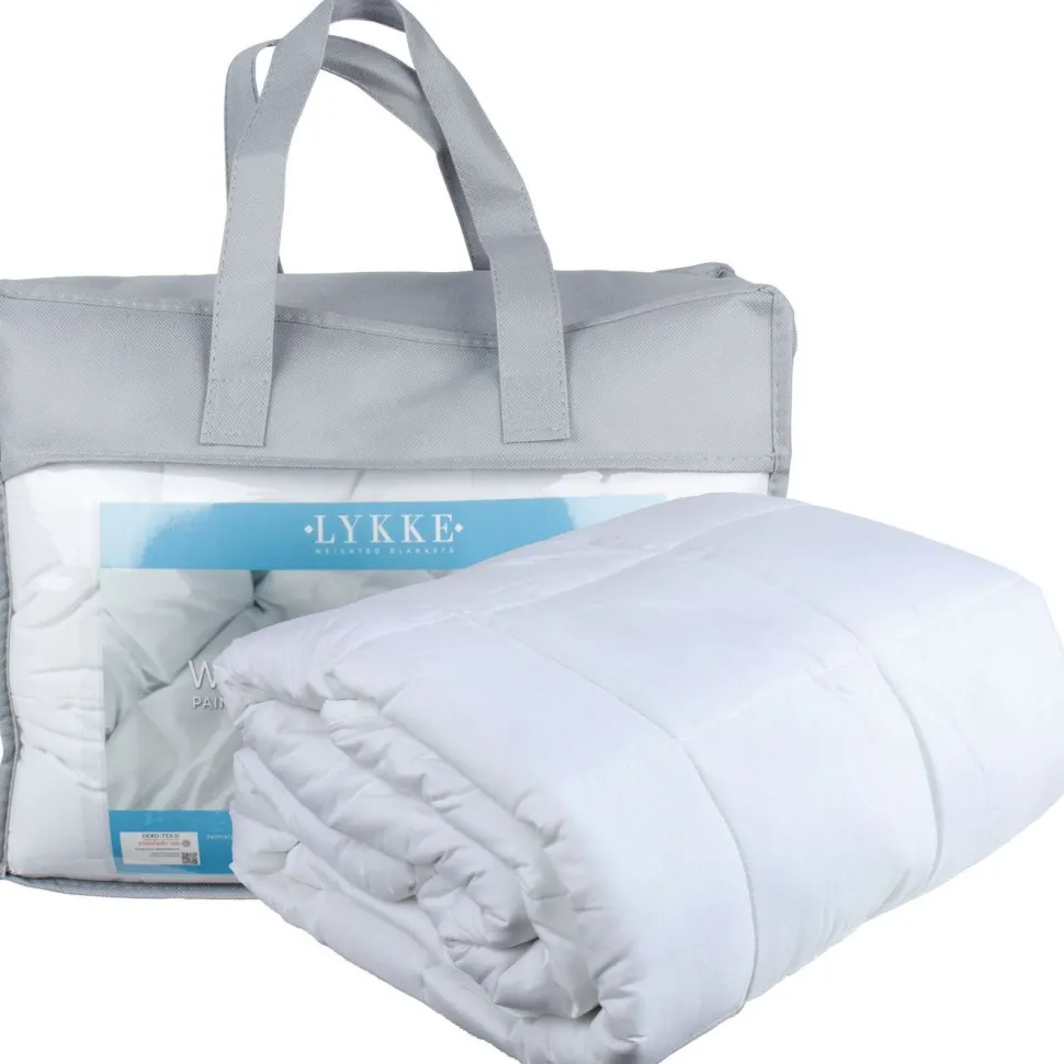 Painopeitto Lykke 150x200 cm puuvilla 7 kg valkoinen