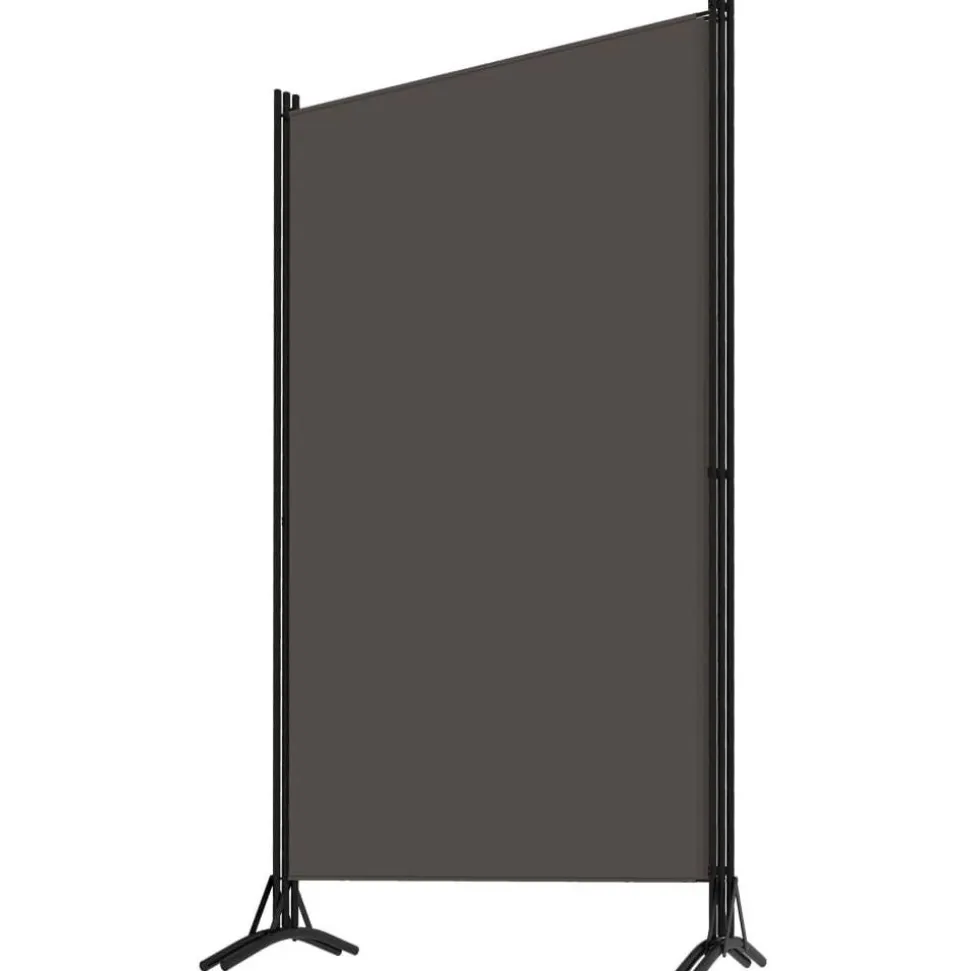 3-paneelinen tilanjakaja, antrasiitti, 260x180 cm