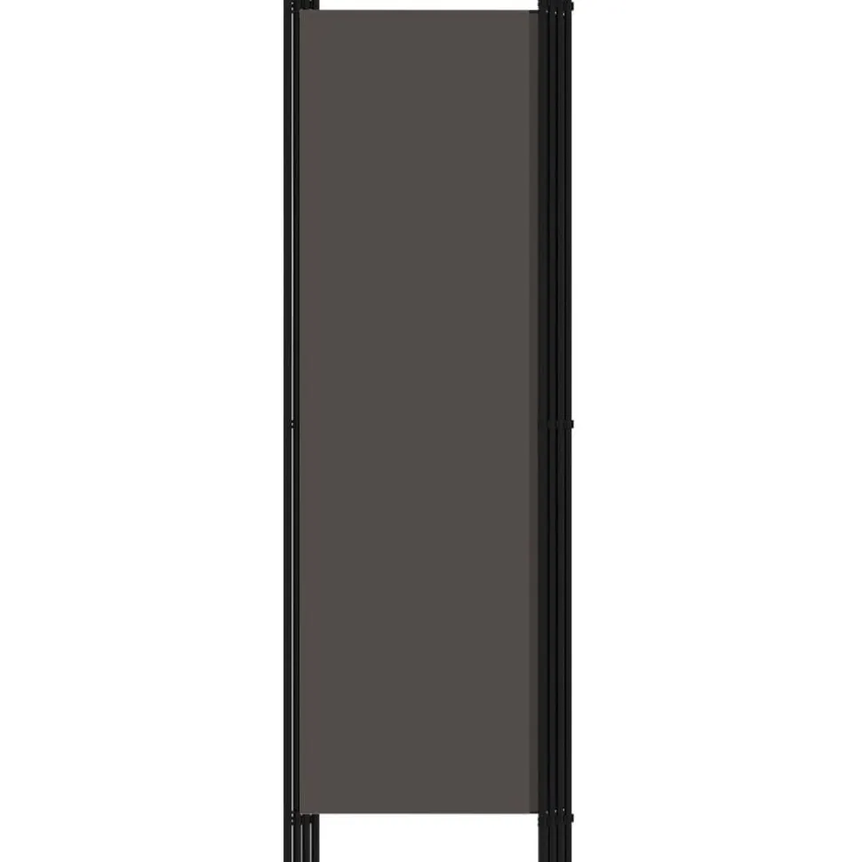 4-paneelinen tilanjakaja, antrasiitti, 200x180 cm