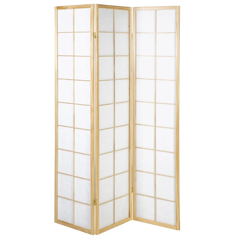 3-paneelinen tilanjakaja Home4You Oriental beige