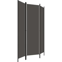 3-paneelinen tilanjakaja, antrasiitti, 150x180 cm