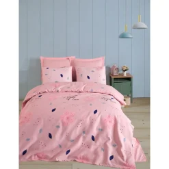 Parivuoteen päiväpeitto Linento FlowerofLove, 200x235cm, puuteri