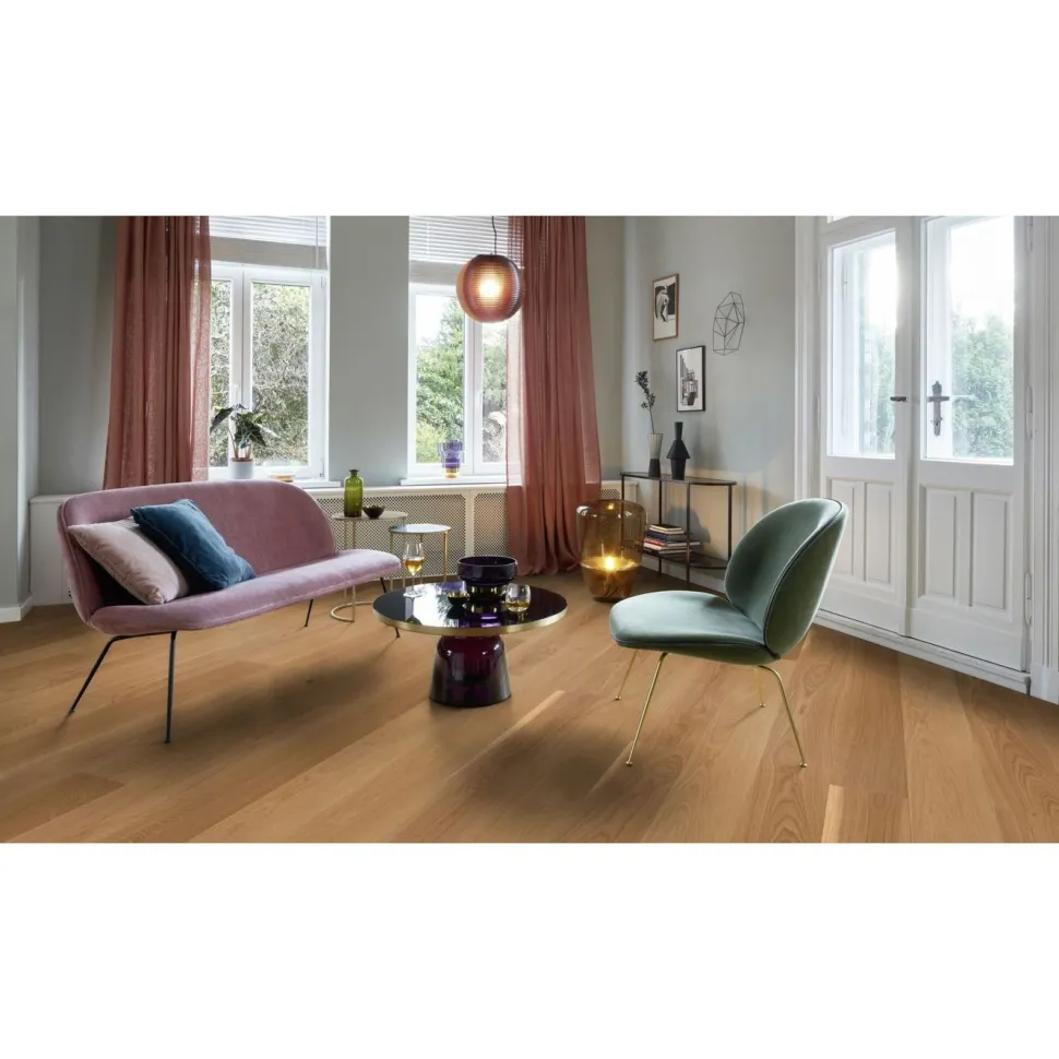 Parketti Boen Oak Andante Live Matt, 181mm, mattalakattu, harjattu