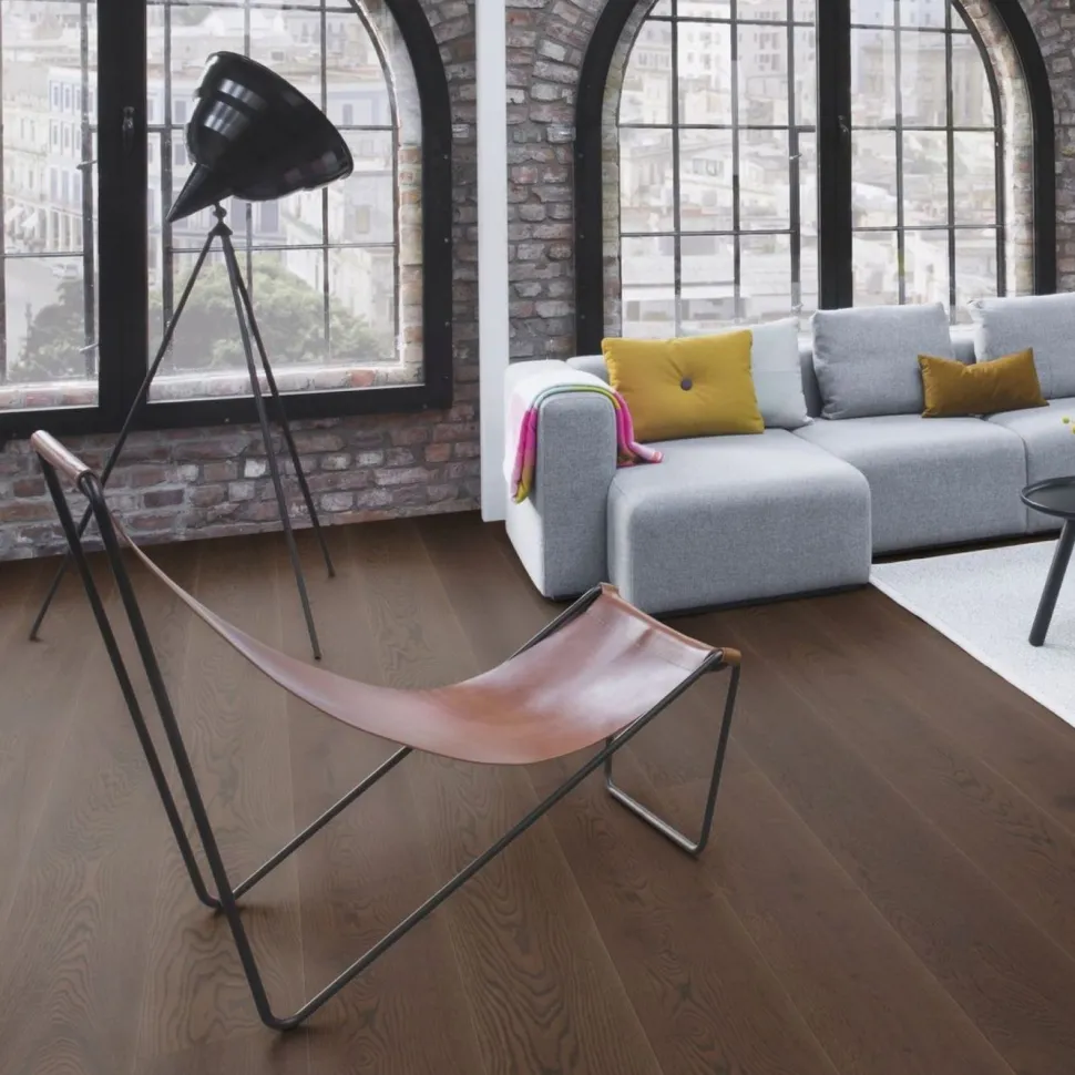 Parketti Boen Oak Brazilian Brown Animoso, 181mm, mattalakattu, harjattu