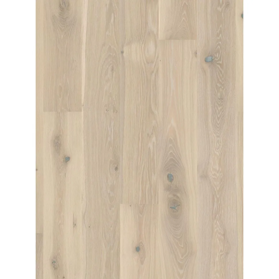 Parketti Boen Oak Pale White Vivo, 181mm, mattalakattu, harjattu