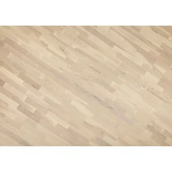 Parketti Kymppi-Lattiat Saarni Classic 3-säleinen valkomattalakattu 14x192x2200 mm