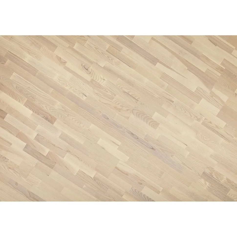 Parketti Kymppi-Lattiat Saarni Classic 3-säleinen valkomattalakattu 14x192x2200 mm