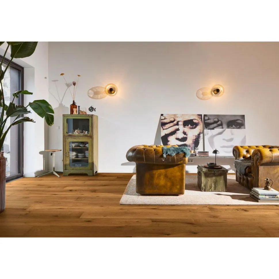Parketti Meister PD400 Authentic Greige Oak, mattalakattu, harjattu