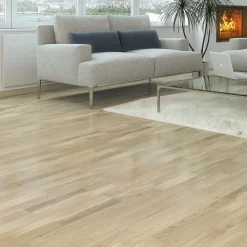 Parketti Nordic Floor Tammi 490733, 3-sauvainen, valkomattalakattu