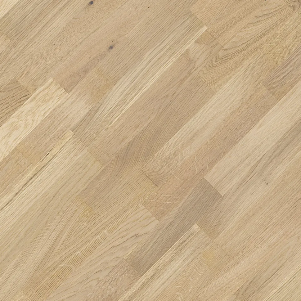 Parketti Nordic Floor Tammi 490733, 3-sauvainen, valkomattalakattu