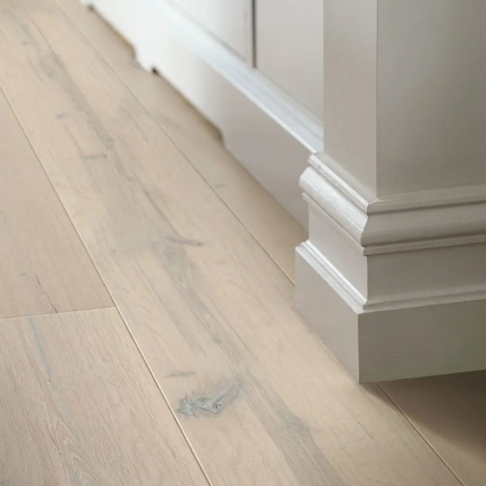 Parketti Pergo Svalbard Ice White Oak, 2200x260mm, ekstramattalakattu