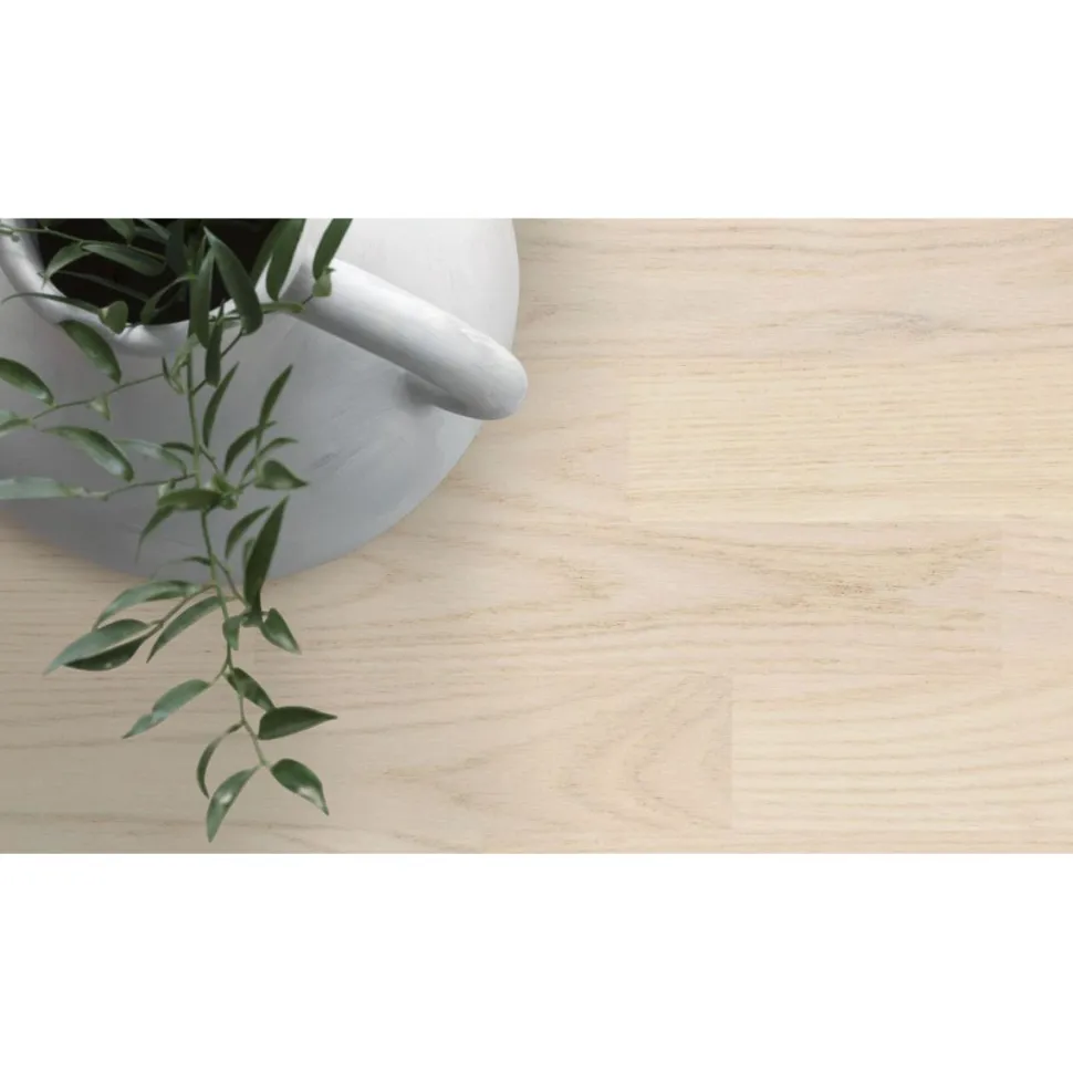 Parketti Tarkett Shade Tammi Northern White TreS valkoinen 3-sauva mattalakattu