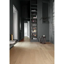 Parketti Tarkett Shade Tammi Soft Beige Plank 1S, harjattu, luonnollinen