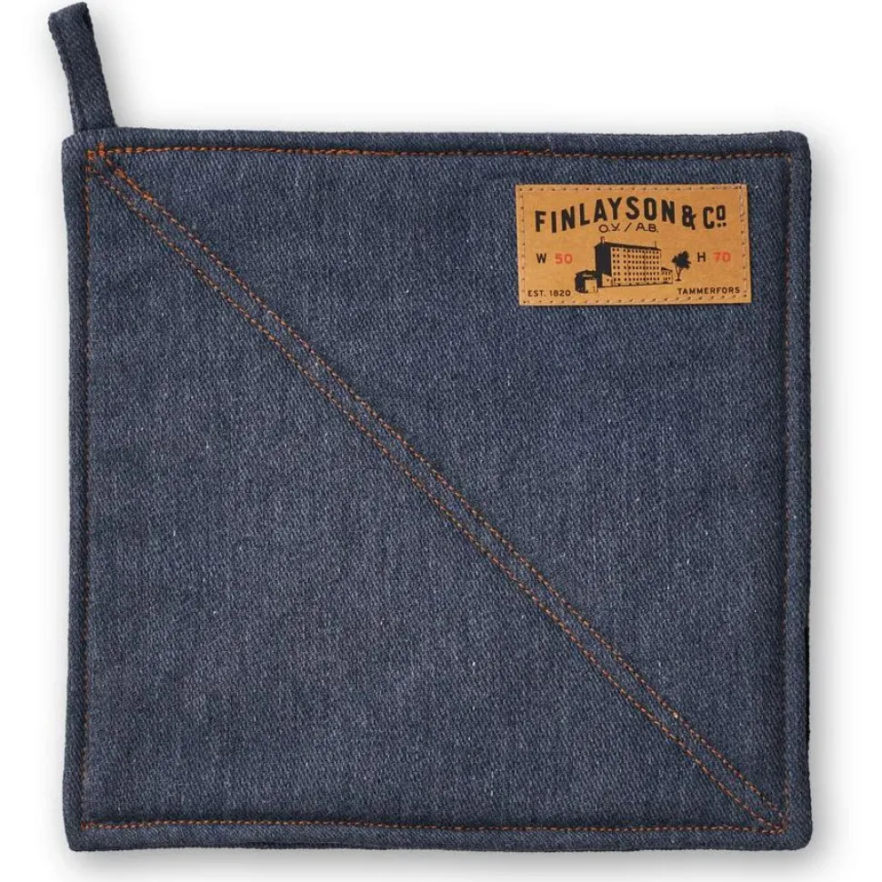 Patalappu Finlayson Old Jeans, 22x22cm, sininen, 2kpl