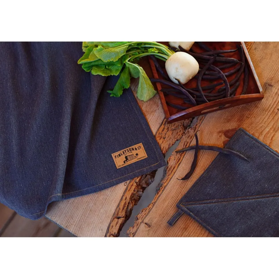 Patalappu Finlayson Old Jeans, 22x22cm, sininen, 2kpl