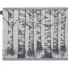Pefletti Jokipiin Pellava Koivikko 45x55 cm valkoinen/musta