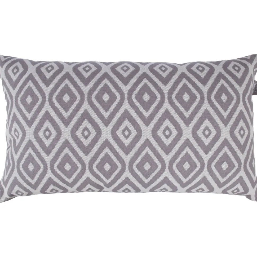 Pehmuste Home4You HOLLY OUTDOOR 40x68 cm, harmaa, vinoneliö