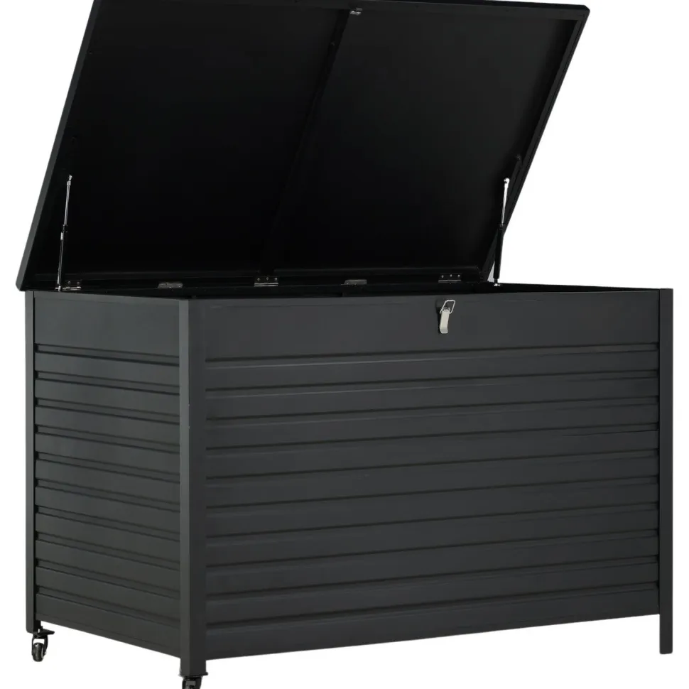 Pehmustelaatikko Venture Home Tiana, 150x100cm, musta