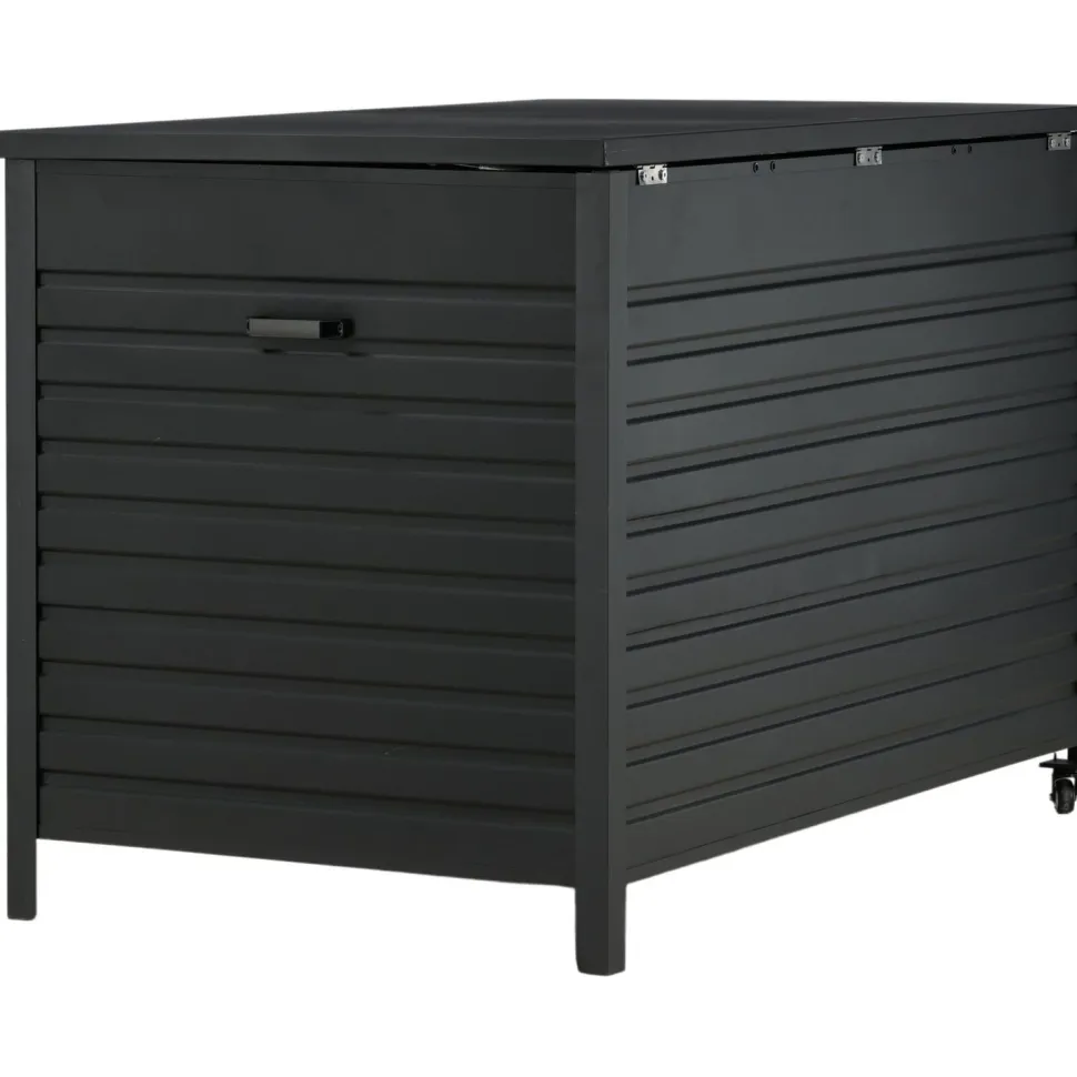 Pehmustelaatikko Venture Home Tiana, 150x100cm, musta