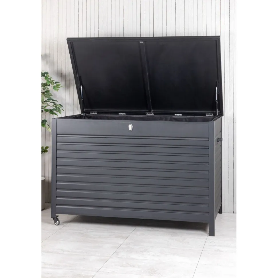 Pehmustelaatikko Venture Home Tiana, 150x100cm, musta