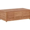 Pehmustelaatikko Venture Home Trento 2, 70x130x46cm, luonnollinen tiikki