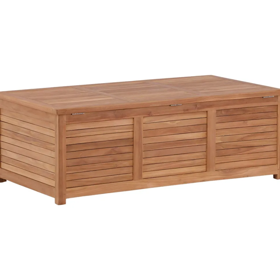 Pehmustelaatikko Venture Home Trento 2, 70x130x46cm, luonnollinen tiikki