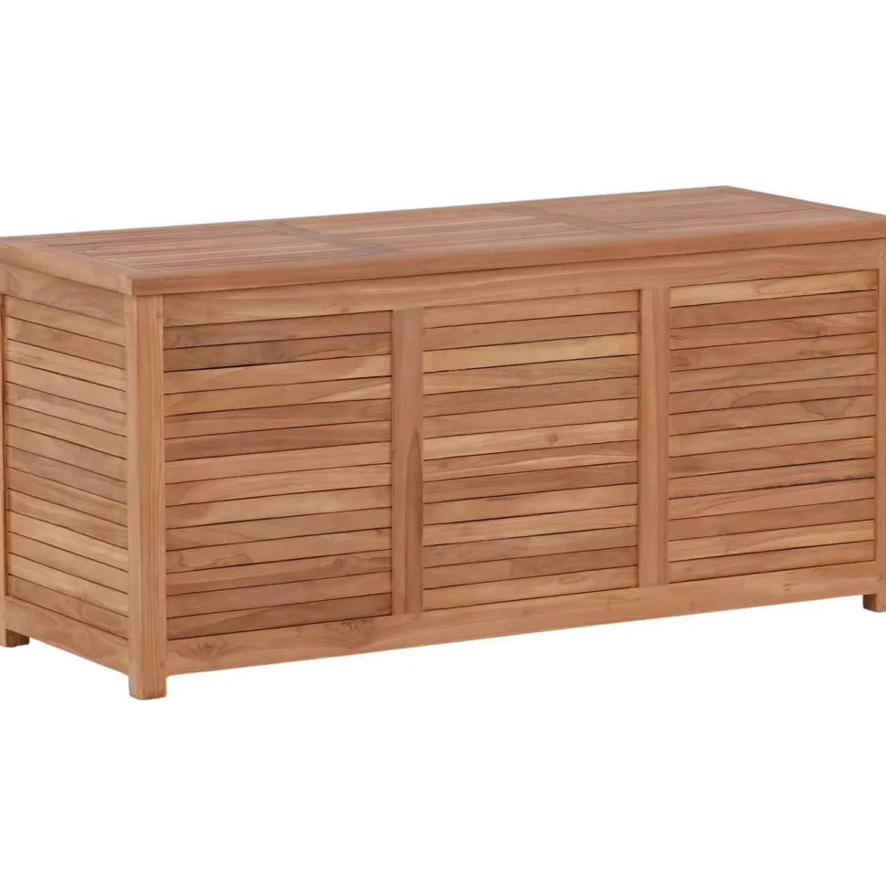 Pehmustelaatikko Venture Home Trento 2, 50x130x60cm, luonnollinen tiikki