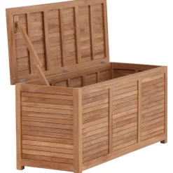 Pehmustelaatikko Venture Home Trento 2, 50x130x60cm, luonnollinen tiikki
