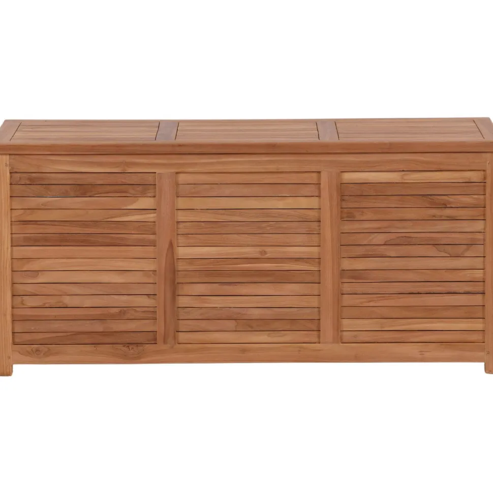 Pehmustelaatikko Venture Home Trento 2, 50x130x60cm, luonnollinen tiikki