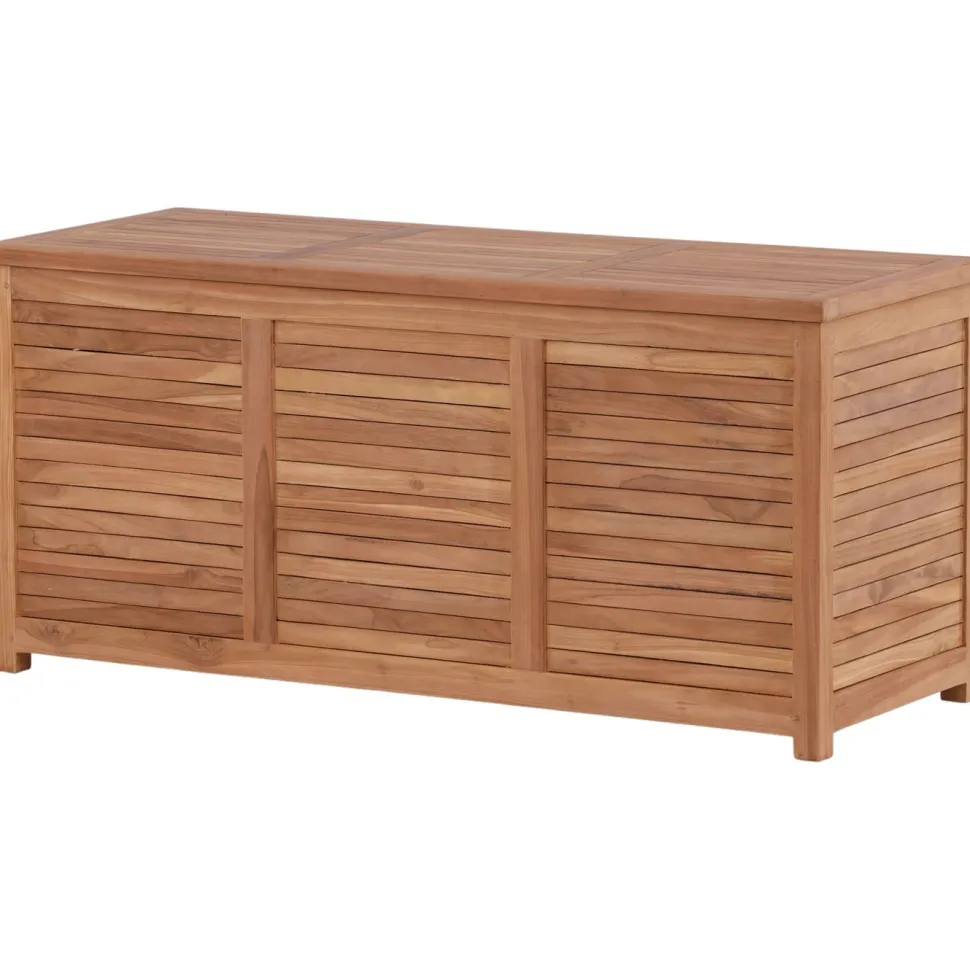 Pehmustelaatikko Venture Home Trento 2, 50x130x60cm, luonnollinen tiikki